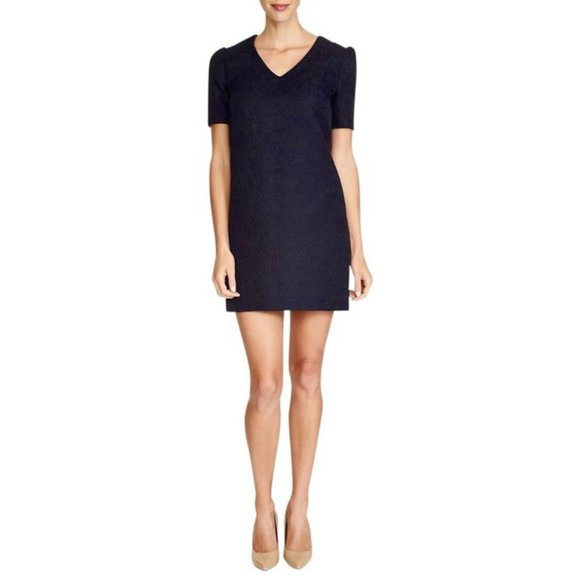 Cynthia Steffe Navy Blue Audrey Mid Length Cocktail Dress - Picture 1 of 4
